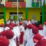 Satlantas Polres Agam Laksanakan Goes To School, Sambangi SDN 05 Surabayo Lubuk Basung Agam.