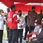 Presiden Jokowi Tinjau Pelaksanaan Vaksinasi di Bandara Sis-Aljufri Palu