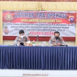 Kapolres Agam Pimpin Latihan Pra Operasi Keselamatan Singgalang Tahun 2022.