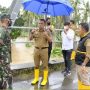 Wakil Bupati Jeneponto Bersama Dandim 1425 Pantau Luapan Air di Sejumlah Lokasi