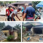 Korban Gempa di Kajai Pasaman Barat Runtuhkan Rumah Secara Mandiri