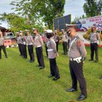 Satlantas Polres Agam Laksanakan Sosialisasi Himbauan Prokes 5 M Kepada Masyarakat.