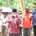 Bupati Agam Resmikan Jalan Akses Perkebunan di Suapi Koto Rantang Palupuh Agam.
