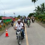 Gunakan Sepeda Motor, Bupati Tolitoli Tinjau Jembatan di Desa Galumpang Yang Runtuh