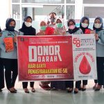Semarak Hari Bhakti Pemasyarakatan Ke-58 Lapas Kelas II Lubuk Basung Ikuti Kegiatan Donor Darah