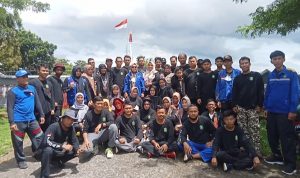 Jelang HUT ke 18, Tagana Takalar Gelar Baksos Tanam Pohon