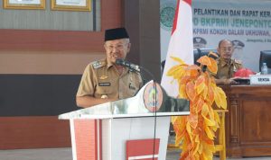 Bupati Jeneponto Hadiri Pelantikan DPD BKPRMI Periode 2022-2026