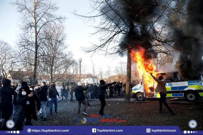 Bentrokan baru terkait unjuk rasa anti-Muslim di Swedia