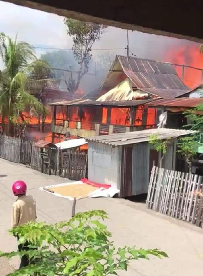 Diamuk Sijago Merah, Delapan Rumah Di Jeneponto Rata Dengan Tanah