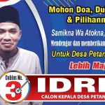 MASYARAKAT DESA PETANGGUHAN AMBISIUS MENDUKUNG IDRIS UNTUK PILKADES