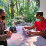 Kanit Bintibsos Sat Binmas Polres Agam menyambangi Salah satu Ninik Mamak Pimpinan Kaum Suku Tokoh adat