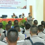 Kalemdiklat Polri berikan pencerahan kepada siswa Diktukba Polri TA 2022 di SPN Polda Sumbar.