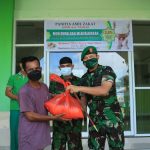 Dandim Salurkan Zakat Fitrah Keluarga Besar Kodim 1426/Takalar