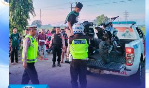 Satlantas Polres Takalar Sita 9 Unit Sepeda Motor Balapan Liar