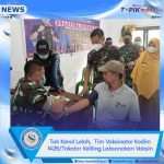 Tak Kenal Lelah, Tim Vaksinator Kodim 1426/Takalar Keliling Laksanakan Vaksin
