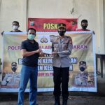 Polres Takalar Peduli Korban Kebakaran Asrama Perintis Makassar