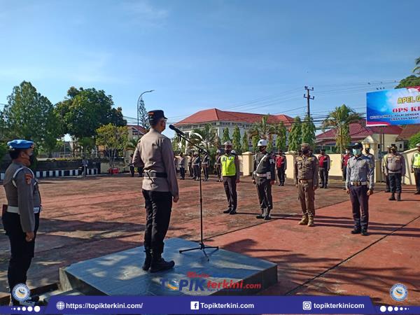 Kapolres Sinjai Pimpin Apel Gelar Pasukan Ops Ketupat 2022