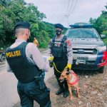 Unit K9 Ditsamapta Polda Sulteng Diturunkan Membantu Polres Tolitoli Cari dr. Faisal, Sp.Rad