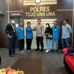Datangi Polres, PMII Cabang Touna Mendukung Penuh Penangkapan Simpatisan Teroris di Touna