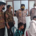 Kapolres Takalar Pantau Langsung Kegiatan Vaksinasi di Desa Bontokassi