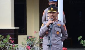Lewat Apel Pagi, Wakapolres Takalar Pamitan Jelang Masa Purna Bakti