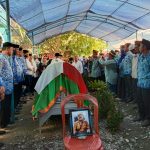 Wakil Bupati Parimo Pimpin Upacara Pelepasan Jenazah Kadis Dukcapil Alm.Hamran Pakaya