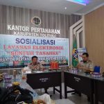 Kantor BPN Tolitoli Sosialisasikan Layanan Elektronik ” SENTUH TANAHKU ” Kepada Awak Media