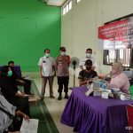 Kapolsek Sepatan Mengadakan Giat Vaksinasi di GSG Kecamatan Sepatan