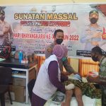 Meriahkan Hari Bhayangkara ke-76 Polres Parimo Gelar Sunatan massal