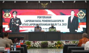 Raih WTP Sembilan Kali Berturut-turut, Kapolri: Komitmen Penggunaan Keuangan Negara Secara Transparan