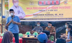 Fahruddin Rangga Awali Reses Persidangan Ketiga 2021/2022 Di Desa Bontomanai Takalar