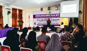 Ajiep Padindang Sosialisasi Empat Pilar Di Kampus Institut Lamaddukelleng