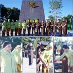 Kajati Sultra dan Jajaran Tabur Bunga di Makam Pahlawan Watubangga Kendari