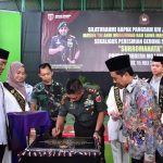 Dandim 1426/Takalar Dampingi Pangdam XIV/Hasanuddin Resmikan Gedung Serba Guna Ponpes Mahyajatul Qurra’ Lassang