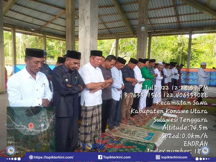Syukuran Dan Do'a Bersama Awali Penggunaan Mesjid Darussalam Desa Tudungano