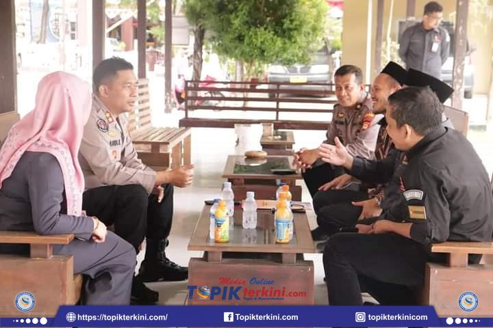 Bahas Persiapan Pembentukan Sentra Gakumdu, BAWASLU Jeneponto Audiensi Dengan Kapolres