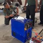 Salut..Serma Yogi Yulianto Berhasil Ciptakan Inovasi Genset Portabel Berdaya Listrik 5000 Watt