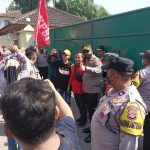 Apel Pengamanan Aksi Unjuk Rasa hari Ke-3 Serikat Pekerja Karyawan/ti PT. Shyang Fung Tian yang tergabung dalam PUK FSBM