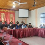 Syaflin, SHI MH, Anggota DPRD Agam dari Fraksi PAN Komisi 1, Hadiri Rapat Koordinasi Panitia Pembangunan Gor Putra Panampung Agam.