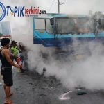 Satu Kendaran Mobil Terbakar Di Jalan Tol Karawaci Tangerang Kota