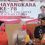 Dirayakan Sederhana, Syukuran Hari Bhayangkara Ke-76 Polres Tolitoli Berjalan Lancar dan Hikmat 