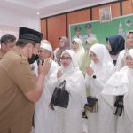 Pemko Gunungsitoli Sambut Kepulangan 12 Jamaah Haji/Hajjah Tahun 1443 H/2022 Miladiah