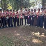 Ka.Drs Sabam Purba Ketua Harian Kwarcab humbang hasundutan Ikut upacara Pembukaan Jambore Nasional Ke- XI dan Hari Pramuka Ke – 61