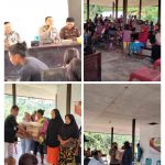 Wujud Peduli Polres Tolitoli Dan Insan Pers Bagikan 50 Paket Sembako Pada Korban Banjir di Janja