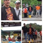 Wujud Peduli Terhadap Rakyatnya, Bupati Tolitoli Tinjau Jembatan Ambruk dan Serahkan Sembako di Maibua Lampasio