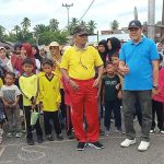 Nagari Kampung Pinang Lubuk Basung Laksanakan Kegiatan  Lomba Gerak Jalan  Santai Peringati HUT RI ke 77 .