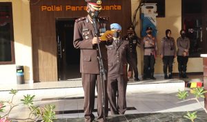 Wakapolres Takalar Pimpin Upacara Pengibaran Bendera HUT RI ke-77