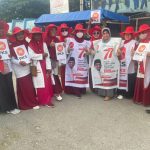 Kegiatan Flashmob Partai PKS Di Jalan Trans Sulawesi Toboli Kab. Parigi Moutong