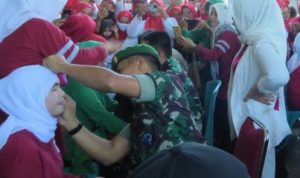 Meriahkan HUT Kemerdekaan RI Ke-77, Kodim 1426/Takalar Gelar Lomba Make Up Pasangan