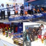 KPPBC Kendari Musnahkan BMN dan MMEA Serta Rokok Ilegal